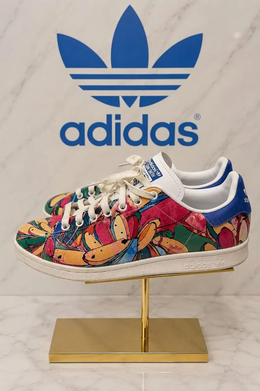 adidas Stan Smith The Farm Floral Print Sneakers Women’s 11 S32036